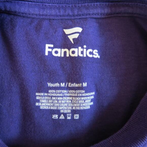 LSU LOUISIANA TIGERS  FOOTBALL Top Youth Size M Long Sleeve Logo Purple - Picture 3 of 3